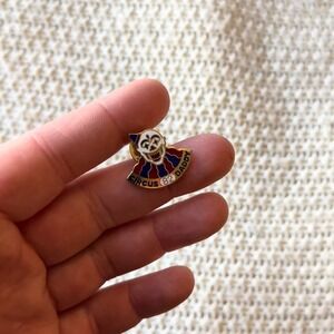 Vintage Circus 82 Daddy Clown Enamel Lapel Pin - Collectible